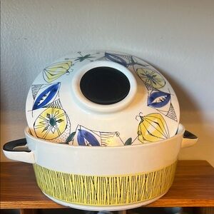 Stavangerflint Artistic Ceramic Casserole Dish with Lid